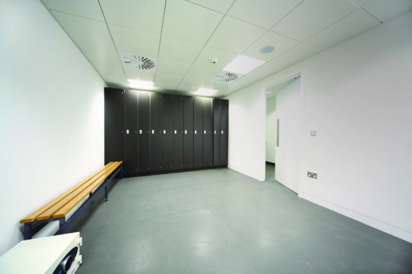 Hygienic walls and floor system