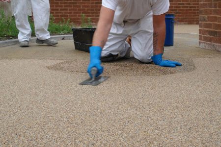 resin bound